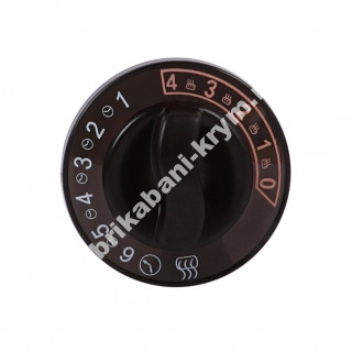 Ручка таймера SAWO Nordex HP06-015 (для печи SCANDIA, красная)