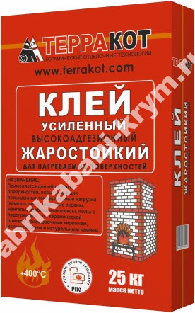 Клей усиленный «Терракот» жаростойкий, 25 кг