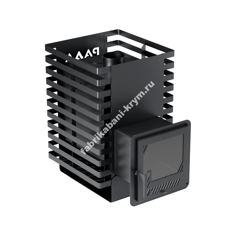 Печь банная "РАДА ТЕРМА 2026" ОК 4мм 20M, дверца со стеклом