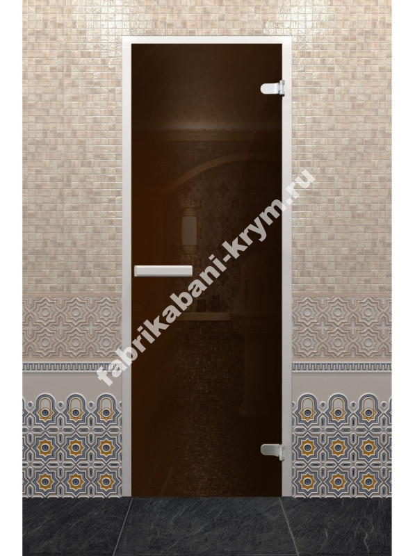 Дверь DoorWood Хамам ЛАЙТ " Бронза " 2000*800 (Z- образный профиль)