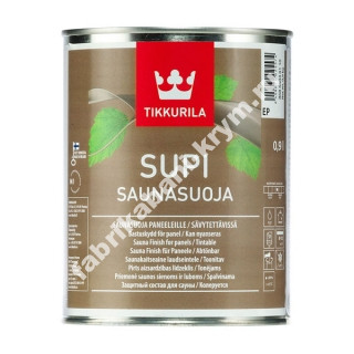 Лак для сауны Supi Saunasuoja (Супи Саунасуоя) 0,9 л.