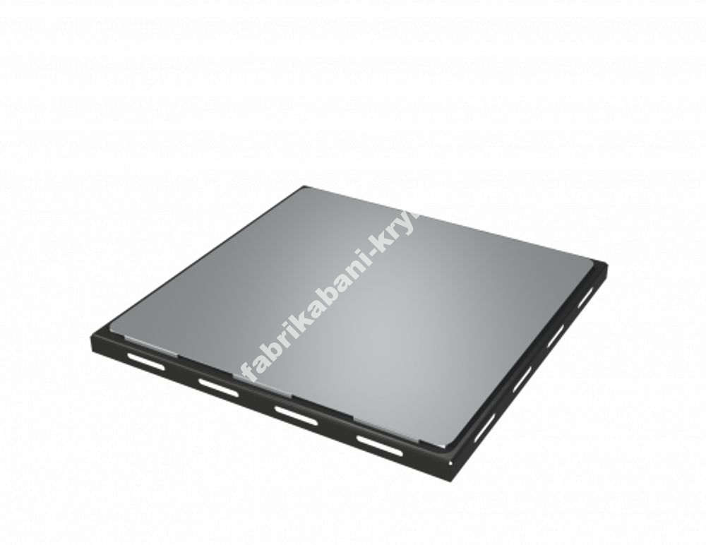 Grill`D Основание под печь ЧС 1,5мм/AISI 430 0,5 мм 600*600, черный (порошковая краска)