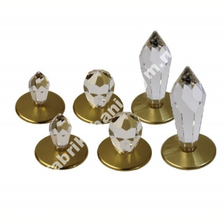 Набор хрустальных насадок CRYSTAL KIT 6, золото