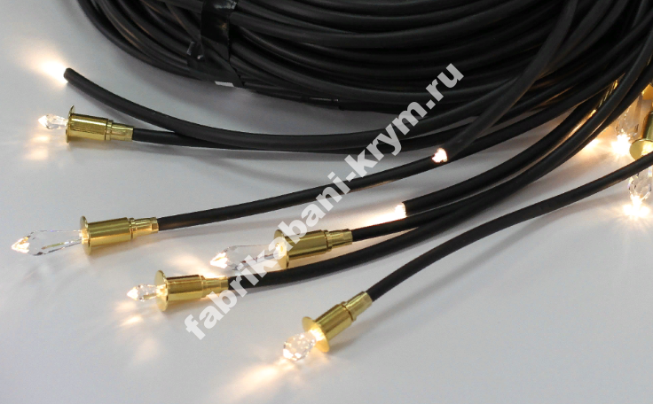 Комплект Cariitti «Звездное небо» VPL30T Crystal Star (100 + 18 волокон, золото)
