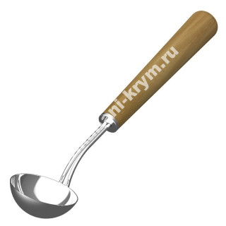 Черпак SAWO 441-MD из нержавейки с деревянной ручкой, D85